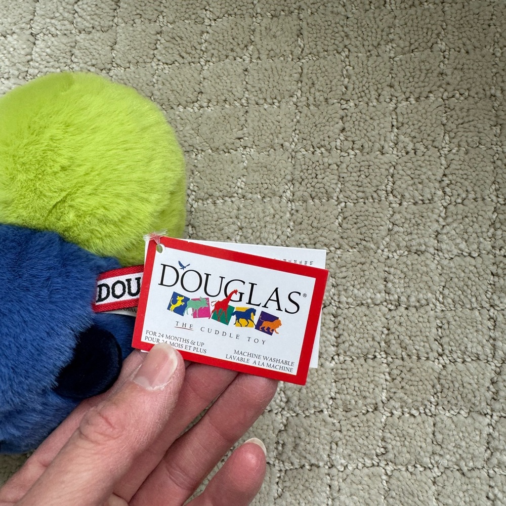 Douglas Plush Caterpillar Toy - Green and Blue new with tags - Picture 2 of 4